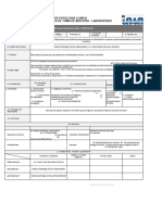 Ficha Técnica Del Proceso - PRE ANALITICA