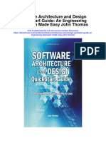 Download Software Architecture And Design Quickstart Guide An Engineering Approach Made Easy John Thomas all chapter