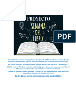 Proyecto Semana Del Libro