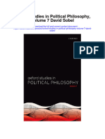 Oxford Studies in Political Philosophy Volume 7 David Sobel Full Chapter