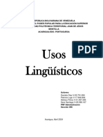 Usos Linguisticos