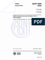 NBR 6355 - 2012 - Perfis Formados A Frio