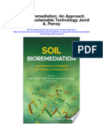 Download Soil Bioremediation An Approach Towards Sustainable Technology Javid A Parray all chapter