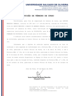 Certidão Término de Curso