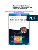 Solid Oxide Fuel Cells From Electrolyte Based To Electrolyte Free Devices Chunwen Sun All Chapter