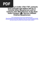 Download Soldiering In India 1764 1787 Extracts Form Journals And Letters Left By Lt Colonel Allen Macpherson And Lt Colonel John Macpherson Of The East India Compan Y%Ca%Bcs Service William Charles Macpher all chapter