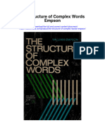 The Structure of Complex Words Empson Full Chapter