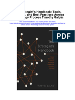 Download The Strategists Handbook Tools Templates And Best Practices Across The Strategy Process Timothy Galpin full chapter