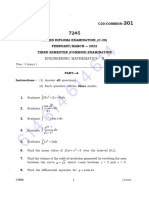 301 M-I diploma question paper 