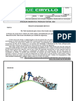 AV. DIAGNÓSTICA DE PRODUÇÃO TEXTUAL 8º e 9 º ANO