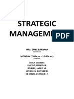 Bme1 - Strategic Management