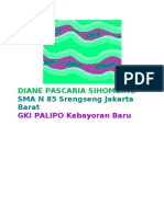 Diane Pascaria Sihombing: SMA N 85 Srengseng Jakarta Barat