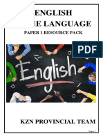 Grade 12 English Paper 1 Resource Pack