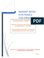 Radiant Notes-FCPS Pearls-11th Edition-2022