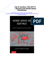Some Kind of Justice The Ictys Impact in Bosnia and Serbia Diane Orentlicher All Chapter