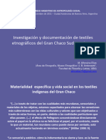 Investigación y Documentación de Textiles Etnográficos Del Gran Chaco Sudamericano - Elías - 2011