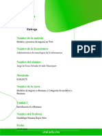 Trabajo Escrito Modelo y Procesos de Negocio en Web