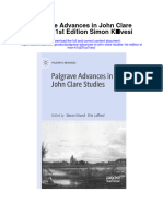Download Palgrave Advances In John Clare Studies 1St Edition Simon KӧVesi full chapter