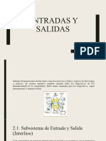 ENTRADAS Y SALIDAS (SISTEMAS OPERATIVOS MULTIUSUARIOS)