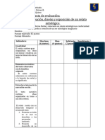 6°B Pauta de Evaluación Creación Escritura