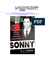 Sonny The Last of The Old Time Mafia Bosses John Sonny Franzese S J Peddie All Chapter