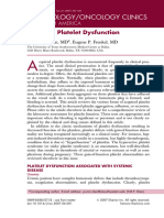 Acquired Platelet Dysfunction