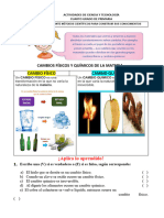 Cambios Fisicos y Quimicos Verano