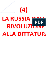 4 - La Russia Dalla Rivoluzione Alla Dittatura