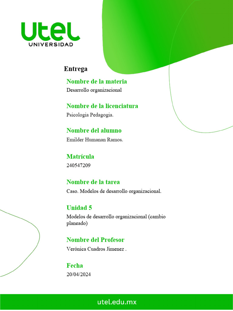 Desarrollo Organizacional. Semana 6 | PDF | Economias | Business