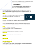 Exercicios - CÁLCULO DIFERENCIAL 2 - Passei Direto