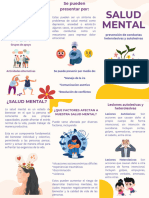 White Yellow Illustrative Mental Health Brochure