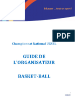 2021 Guide Organisateur BASKET Championnat National
