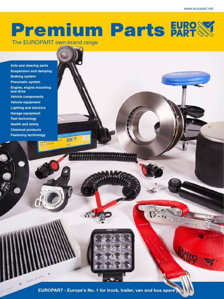 EUROPART Premium Parts Overview | PDF | Brake | Brand