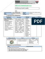 SESIÓN DE APRENDIZAJE N10B CIENCIA Y A