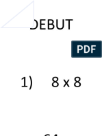 Table de Multiplication TOUT