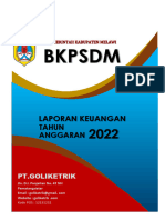 Laporan Keuangan Tahun Anggaran 2022 Pada Badan Kepegawaian Dan Pengembangan Sumber Daya Manusia Catatan Atas Laporan Keuangan 1691643989