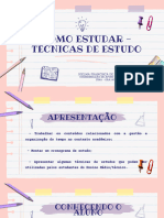 Apresentação Técnicas de Estudo