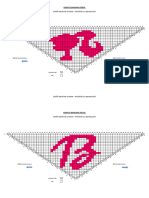 Graficos para imprimir - Bandanas Barbie x 2 Bhindi Crochet