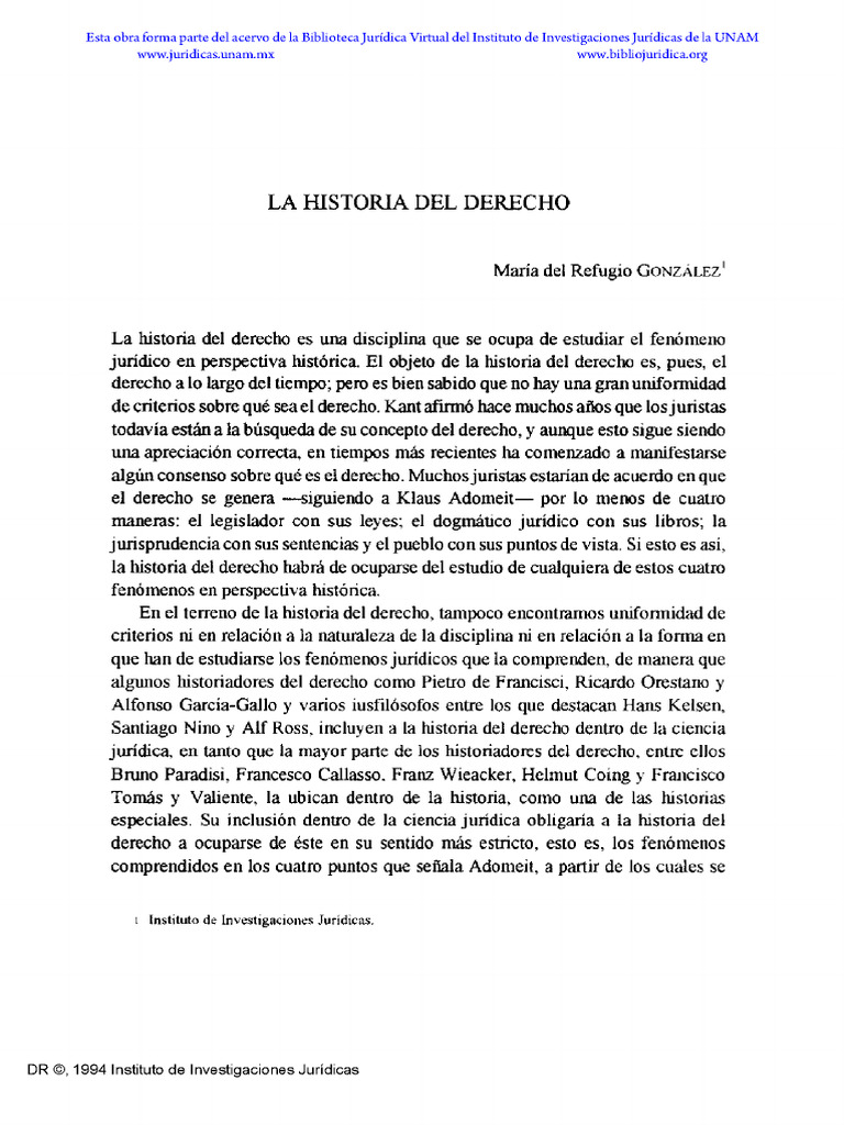 Historia Del Derecho 1 Alan Eduardo García Agundis PDF Método