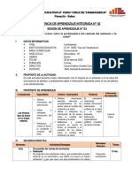 5° Sesión Aprendizaje 3