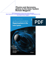 Space Physics and Aeronomy Magnetospheres in The Solar System Romain Maggiolo All Chapter