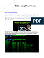 Find Vulnerabilities Using NMAP Scripts