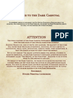 Welcome To The Dark Carnival (5e Homebrew)