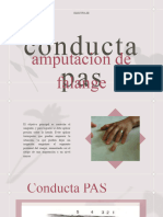 Conducta Pas: Amputacion de Falange