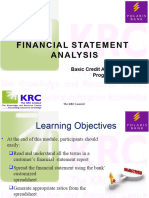 Financial Statement Analysis Real