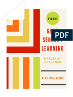 Dyslexia Screener