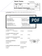 Prueba de Lenguaje 12 de Abril