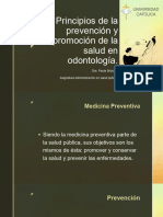 Principios de La Prevención y Promoción de La