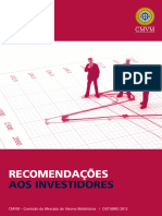 04. Recomendações Aos Investidores Autor Comissão Do Mercado de Valores Mobiliários