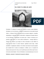 LA VIDA COMO UNA OBRA DE ARTE Texto en Forma de Libro